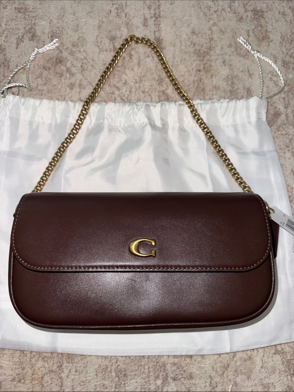 NEW COACH Brook Flap Chain Bag